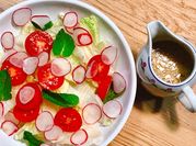 Hình ảnh của salad rau củ chay