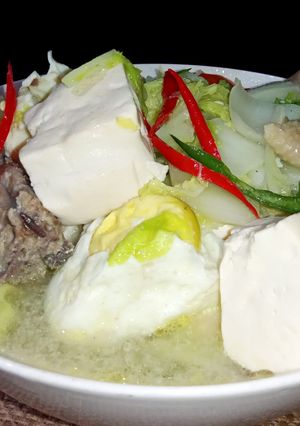 Foto resep Sup Sawi Putih Tahu Putih