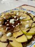 Crêpes dolce con mela,yogurt e cioccolato 🍏🍫🐮🍎