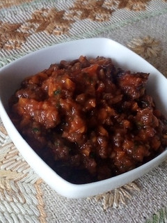 Una foto de Salsa bolognesa con carne de soya