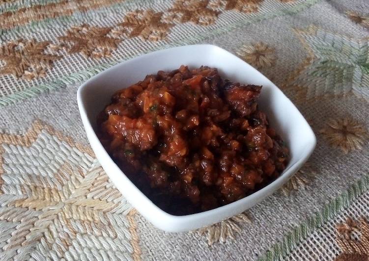 Salsa bolognesa con carne de soya