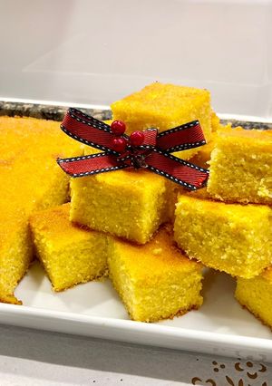 Una foto de Bizcocho de maíz dulce “sin gluten “