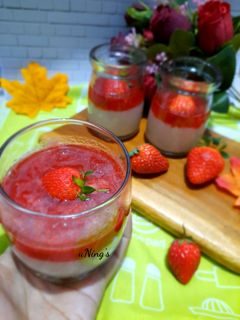Foto resep Strawberry Panacotta
