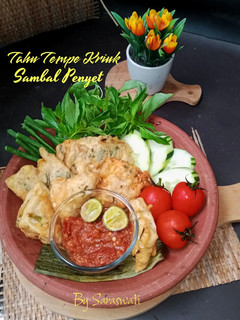 Foto resep Tahu Tempe Kriuk Sambal Penyet