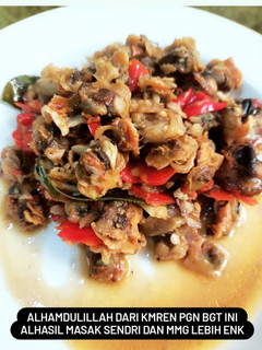 Foto resep Kerang balado pedas manis