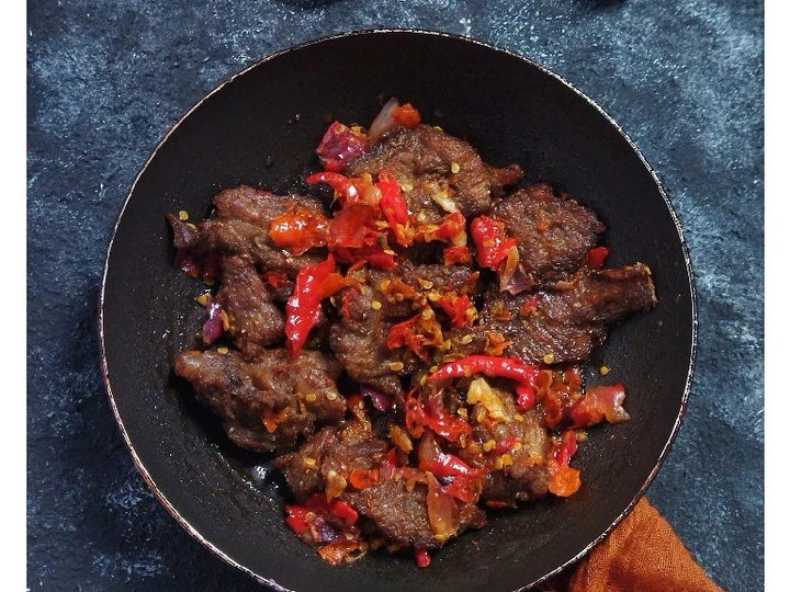 Cara Mudah Membuat Resep Dendeng Lambok Balado Khas Minang yang Bisa Manjain Lidah Anti Ribet, Sempurna