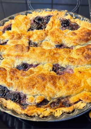 Φωτογραφία της συνταγής Πίτα με κεράσια 🍒 American cherry pie