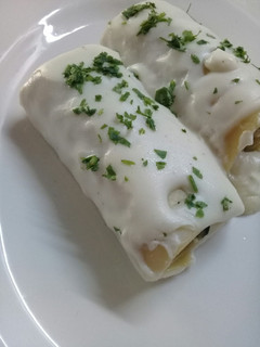 Una foto de Canelones de verduras