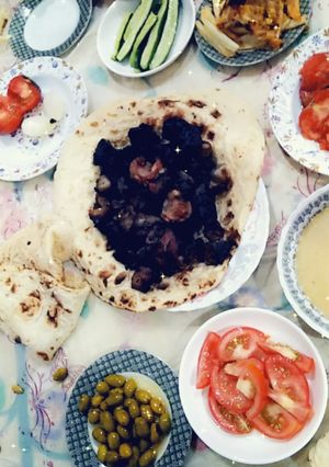 صورة لوصفة معلاك شوي على المنقلة