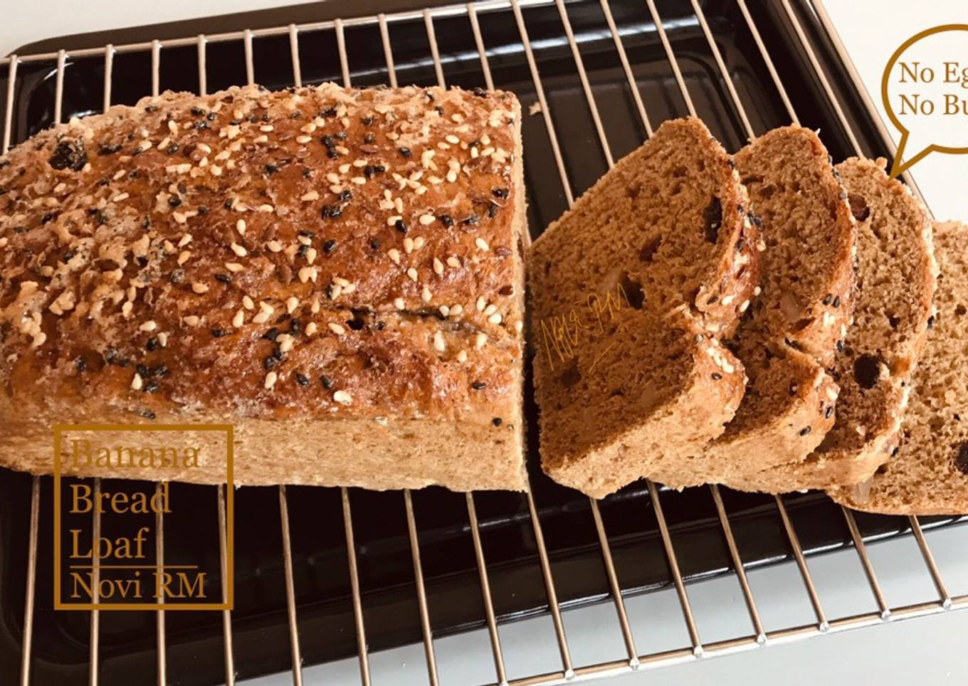 Banana Bread Loaf (No Eggs|No Butter)