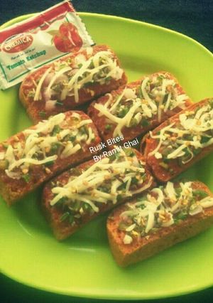 A picture of Rusk Bites.