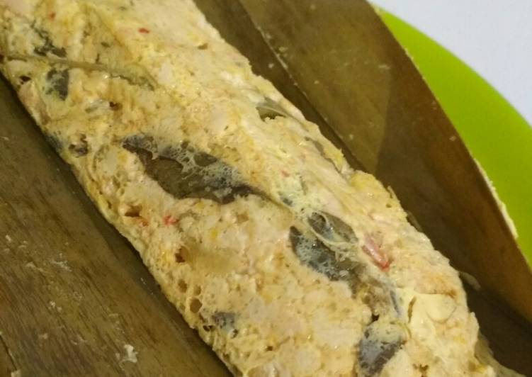 Pepes Tahu Ayam Udang Kemangi