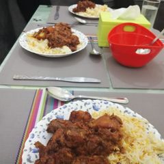A picture of Beef biriani.