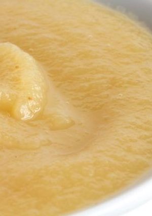 Una foto de Puré de manzana