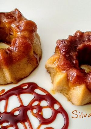 Una foto de 165.🍮Flanes de bizcocho y café, de aprovechamiento