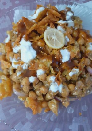 A picture of Chana chat.