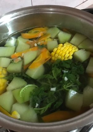 Foto resep Sayur Bayam Kuah Bening Jawa
