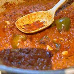 Kaju capsicum masala A picture of Kaju capsicum masala.