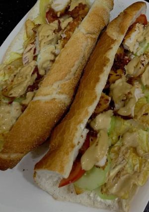 A picture of Grilled Chicken Sub Sandwich Recipe 🥖🍗.