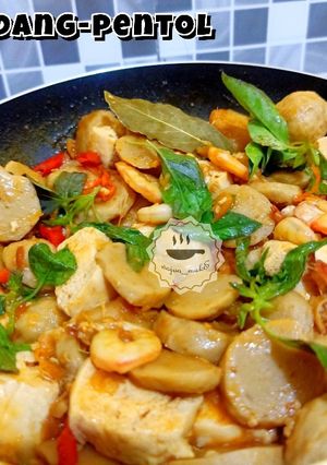 Foto resep Tumis Udang-Pentol Pedas