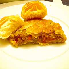 Una foto de Hojaldrados rellenos express#entrantes