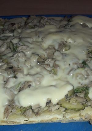 Una foto de Tarta de pollo y zapallito sin tacc🥰