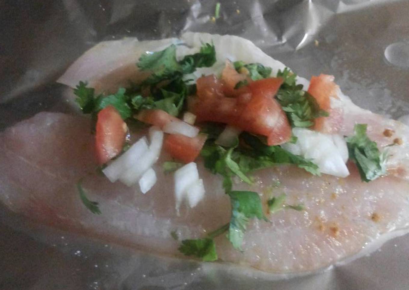 Pescado empapelado