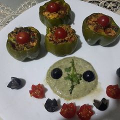 A picture of Stuffed Capsicums.