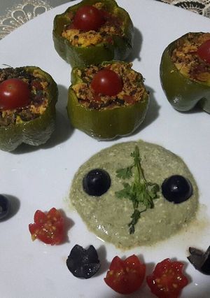 A picture of Stuffed Capsicums.