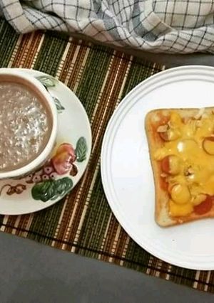 Foto resep Pizza roti tawar teflon