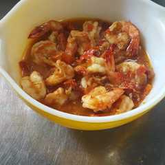 A picture of Sambal Gami Udang khas Bontang.