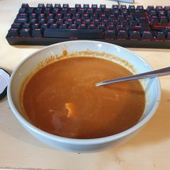 A picture of Tomato soup.