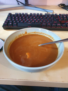 A picture of Tomato soup.