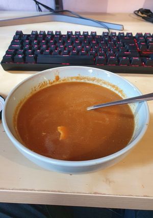 A picture of Tomato soup.