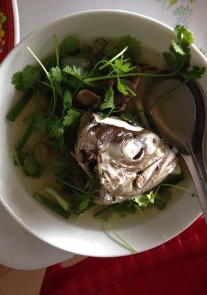 Hình của món Cá Cu Kho Ngọt.