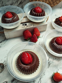 Foto resep Puding Coklat Vla Susu Lumer