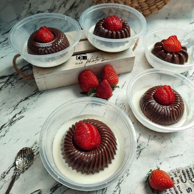 Resep puding lumer cup rumahan enak dan mudah - Cookpad