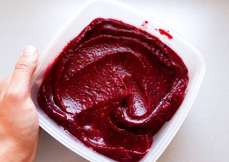 Easiest Way to Make Award-winning Sorbet aux fruits rouges