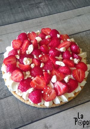 Une photo de Tarte aux fraises sans cuisson