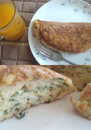 Foto resep Makanan Kekinian: Fluffy Omelette Kampung