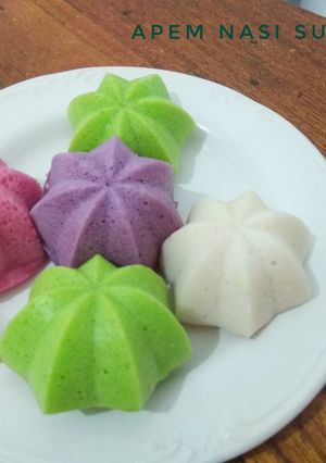 Foto resep Apem Nasi Susu Keju