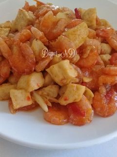 Foto resep Sambel goreng  udang tahu sederhana