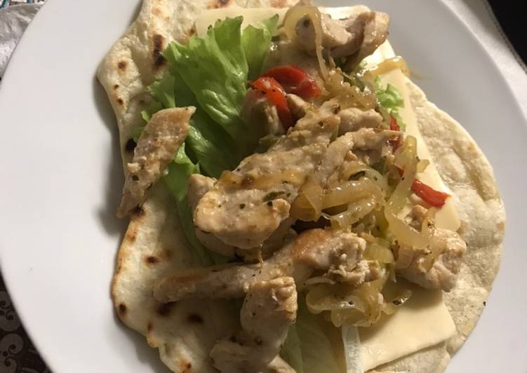 Burritos 🌯 de pollo con masa casera!
