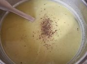 Una foto de sopa seca