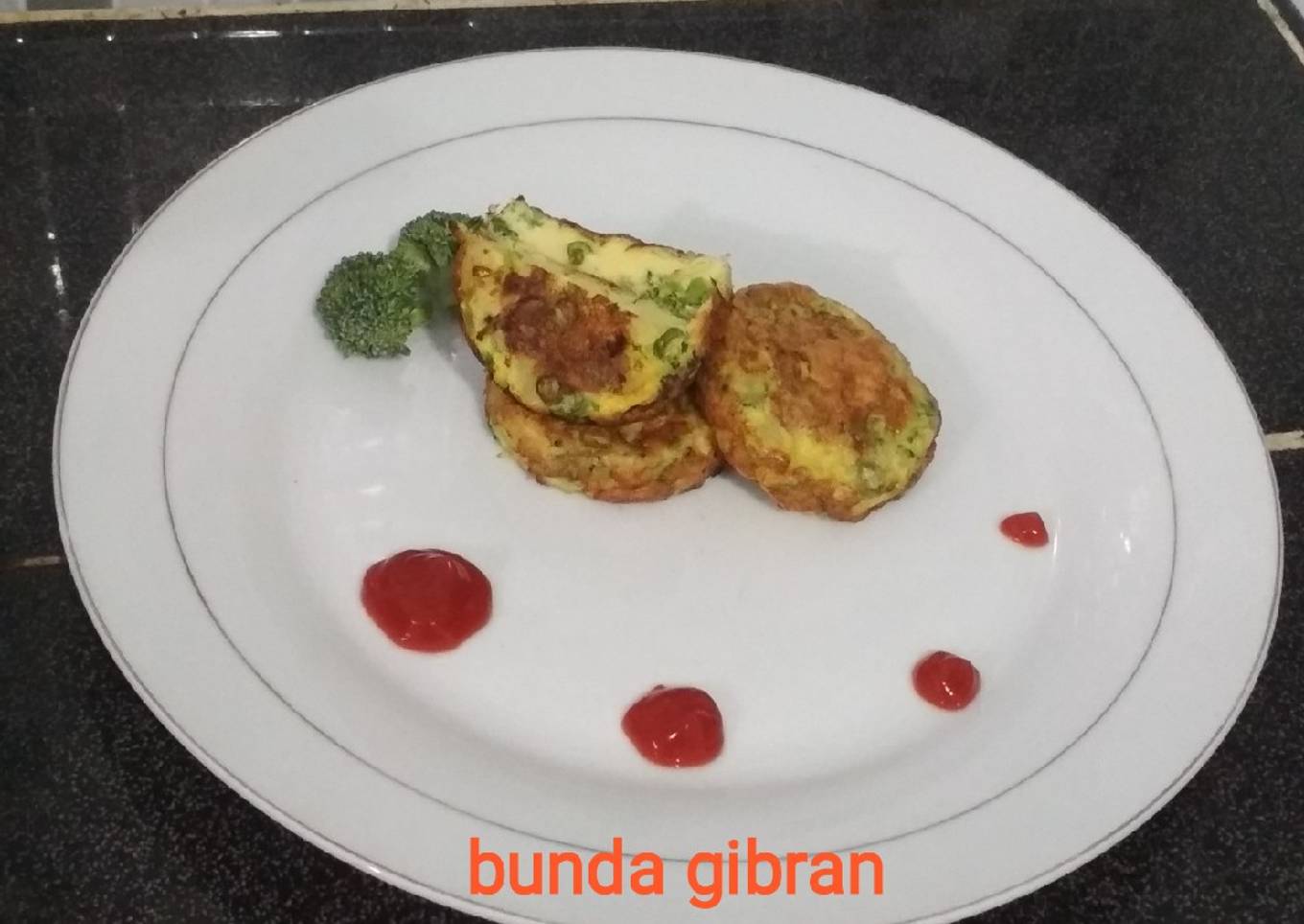 Omelet Sayur Isi Keju