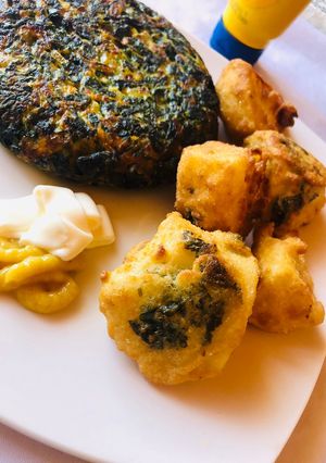 Una foto de Papitas rebozadas