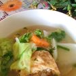 ต้มจืดอกไก่ไข่ห่อ