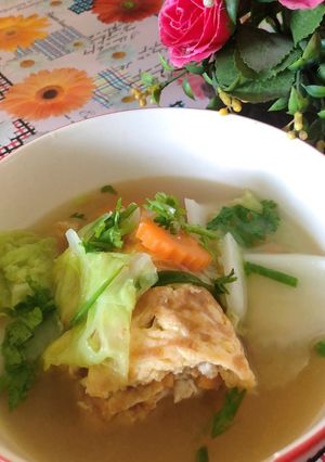 รูปของ ต้มจืดอกไก่ไข่ห่อ
