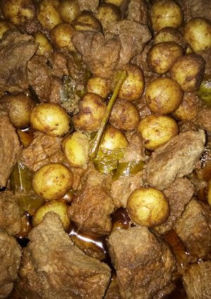 Foto resep Rendang Daging Baby Potato
