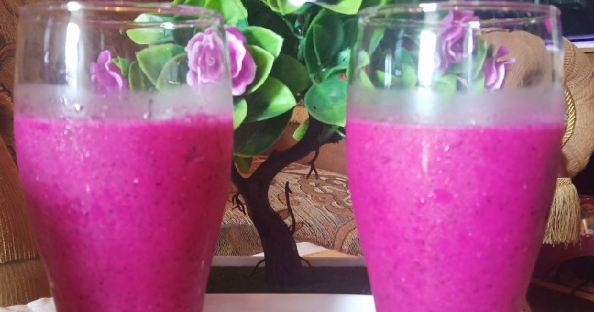 148 resep minuman juice buah naga merah mix enak dan sederhana ala